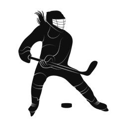 Ice Hockey Player - Female | Promax | Silhouette | v3