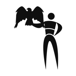 Falconry - Male | Motion | Silhouette | v1