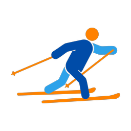 Cross Country Skiing - Male | Round | 3 Colored | v1