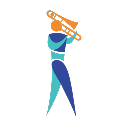 Marching Cornet Player - Male | Motion | 3 Colored | v1