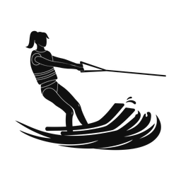 Waterskiing - Female | Promax | Silhouette | v1