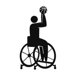 Wheelchair Basketball - Male | Strike | Silhouette | v1