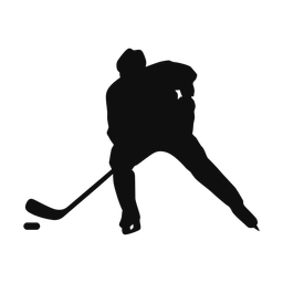 Ice Hockey Player - Male | Classic | Silhouette | v2