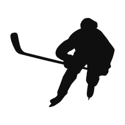 Ice Hockey Player - Male | Classic | Silhouette | v4