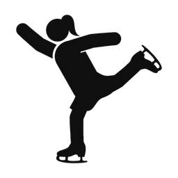 Figure Skating - Female | Round | Silhouette | v3