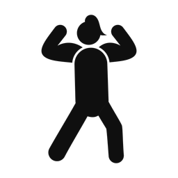 Body Building - Female | Round | Silhouette | v1
