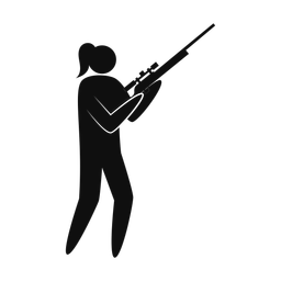 Hunting - Female | Strike | Silhouette | v1