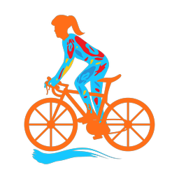 Cycling - Female | Splash | Colorful | v1