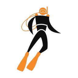 Scuba Diving - Male | Motion | 2 Colored | v1