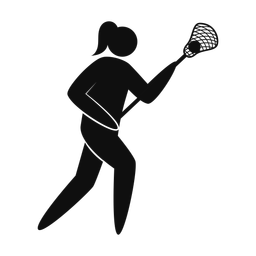 Lacrosse Player - Female | Strike | Silhouette | v3