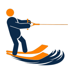 Waterskiing - Male | Round | 2 Colored | v1