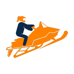 Snowmobile Racing - Female | Round | 2 Colored | v1