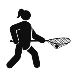 Lacrosse Goalie - Female | Round | Silhouette | v2