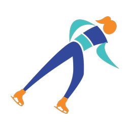 Speed Skating - Female | Motion | 3 Colored | v4