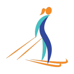 Cross Country Skiing - Female | Motion | 3 Colored | v1