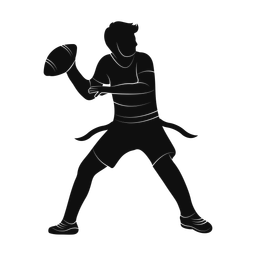 Flag Football Quarterback - Male | Promax | Silhouette | v1