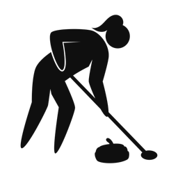 Curling - Female | Strike | Silhouette | v1