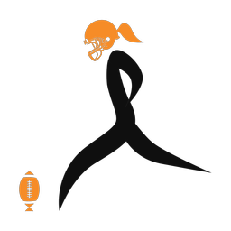 American Football Kicker - Female | Motion | 2 Colored | v1