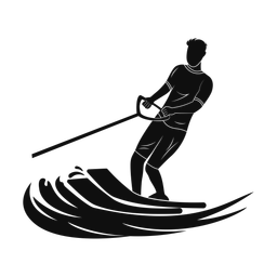 Waterskiing - Male | Promax | Silhouette | v1