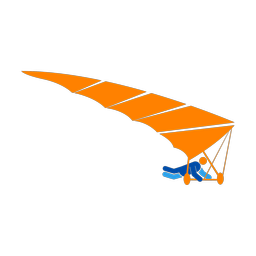 Hang Gliding - Male | Round | 3 Colored | v1