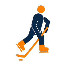 Ice Hockey Player - Male | Round | 2 Colored | v4