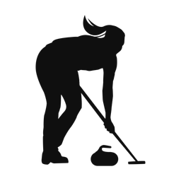 Curling - Female | Classic | Silhouette | v2