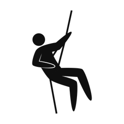 Rock Climbing - Male | Strike | Silhouette | v1