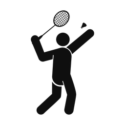 Badminton - Male | Round | Silhouette | v1