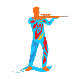 Hunting - Male | Splash | Colorful | v1
