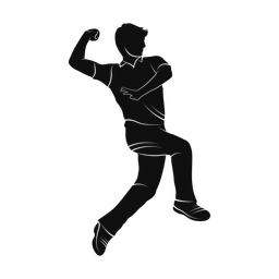 Cricket Bowler - Male | Promax | Silhouette | v1