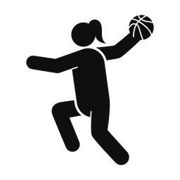 Basketball - Female | Round | Silhouette | v4