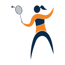Badminton - Female | Motion | 2 Colored | v3