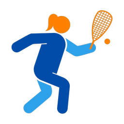 Racquetball - Female | Round | 3 Colored | v1