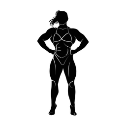 Body Building - Female | Promax | Silhouette | v1