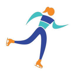 Speed Skating - Female | Motion | 3 Colored | v5