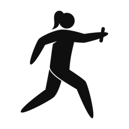 Relay Racing - Female | Strike | Silhouette | v1
