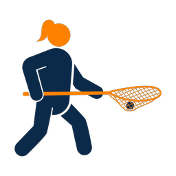 Lacrosse Goalie - Female | Round | 2 Colored | v2