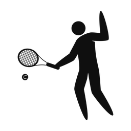 Tennis - Male | Strike | Silhouette | v6