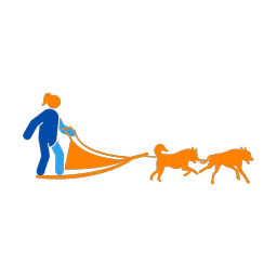 Sled Dog Racing - Female | Round | 3 Colored | v1