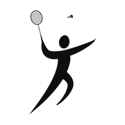 Badminton - Male | Motion | Silhouette | v2