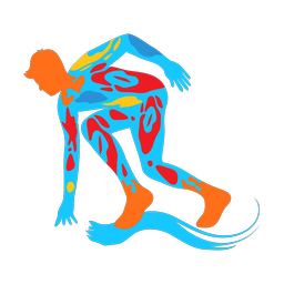 Running - Male | Splash | Colorful | v3