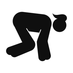 Running - Female | Round | Silhouette | v1