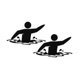 Synchronized Swimming - Male | Strike | Silhouette | v1