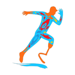 Para Running - Male | Splash | Colorful | v1