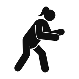 Wrestling - Female | Round | Silhouette | v1