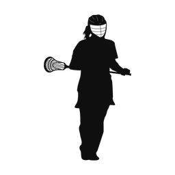 Lacrosse Player - Female | Classic | Silhouette | v2