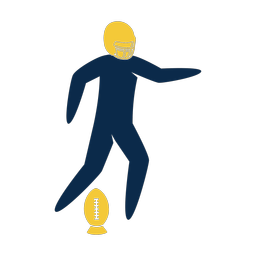 American Football Kicker - Male | Strike | 2 Colored | v1
