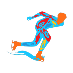 Speed Skating - Male | Splash | Colorful | v3