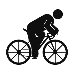 Cycling - Male | Round | Silhouette | v2