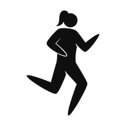 Running - Female | Strike | Silhouette | v2